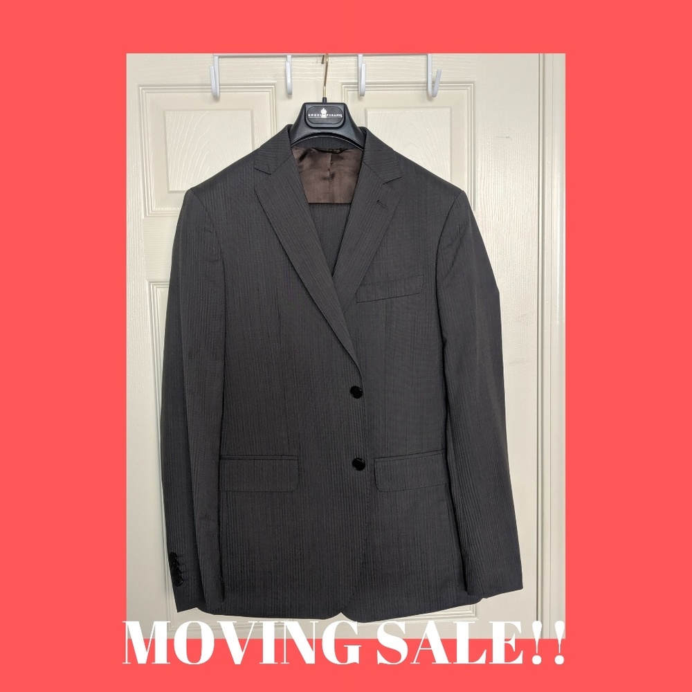 Italian Shadow Stripe Suit